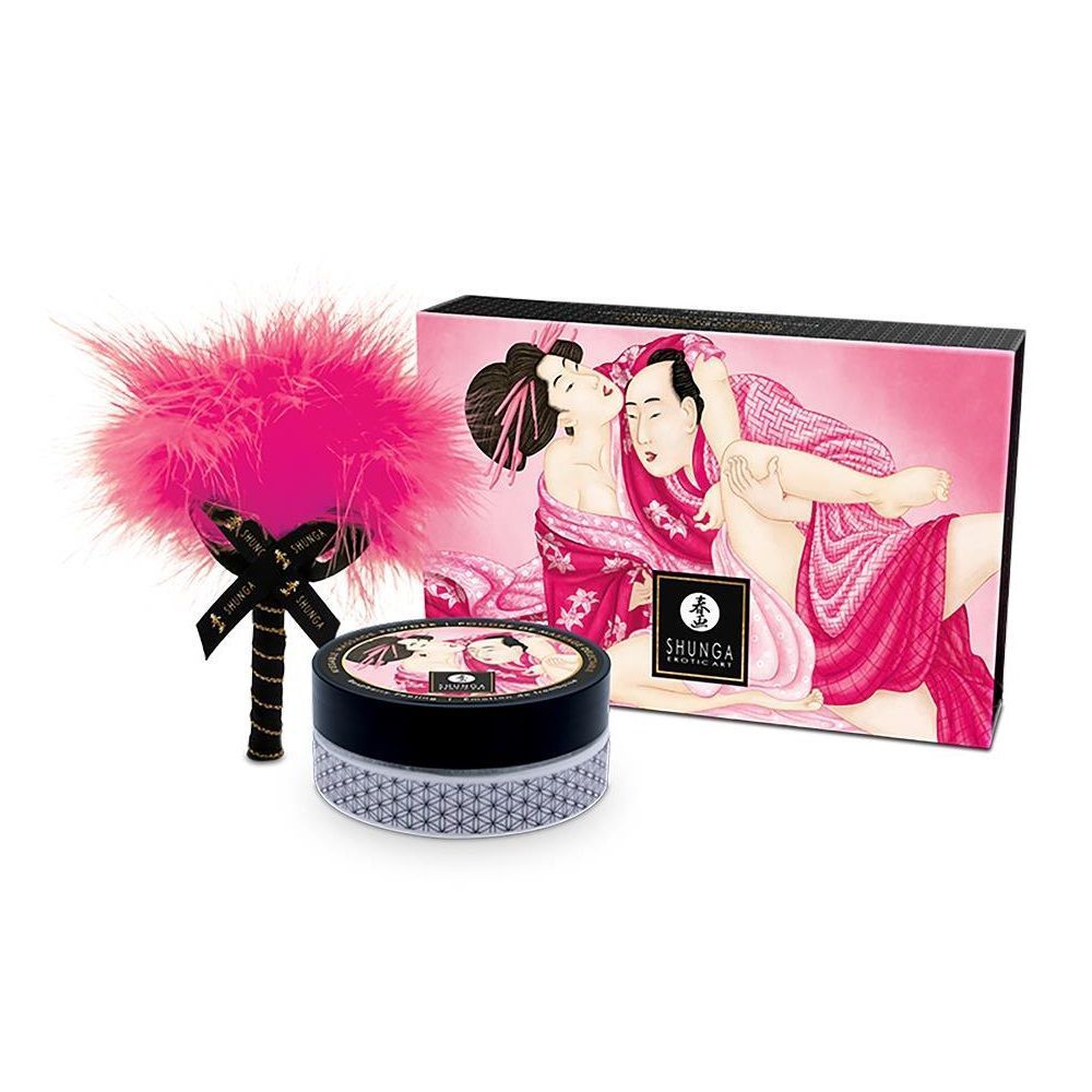 массажная пудра с ароматом малины raspberry feeling от магазина «Зона Белья»