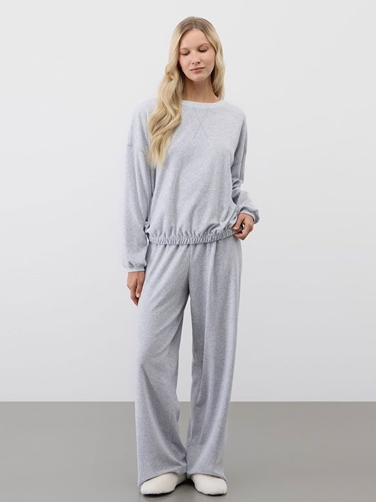 №е20242 пижама с брюками "велюр" от магазина «Зона Белья»