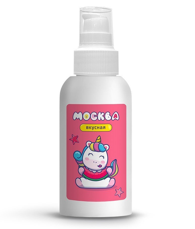 универсальная смазка с ароматом арбуза "москва вкусная" - 100 мл. от магазина «Зона Белья»