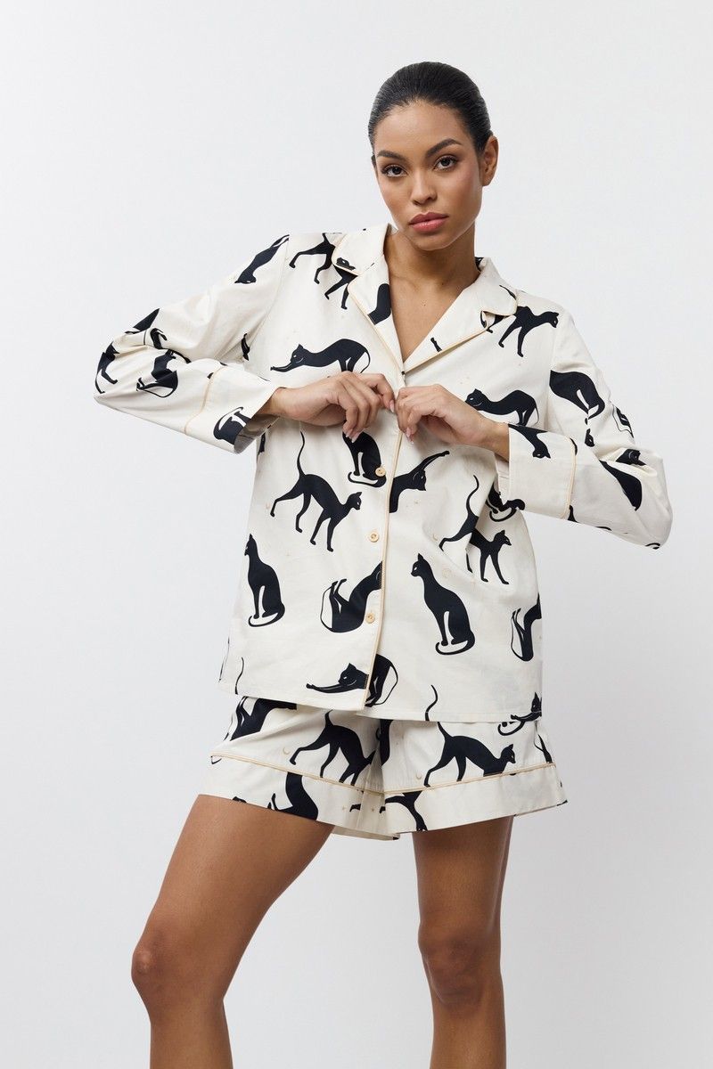 nyra пижама женская с шортами от магазина «Зона Белья»