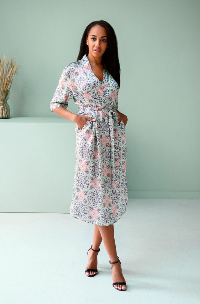 №15199 халат "esmeralda" mia-mia от магазина «Зона Белья»