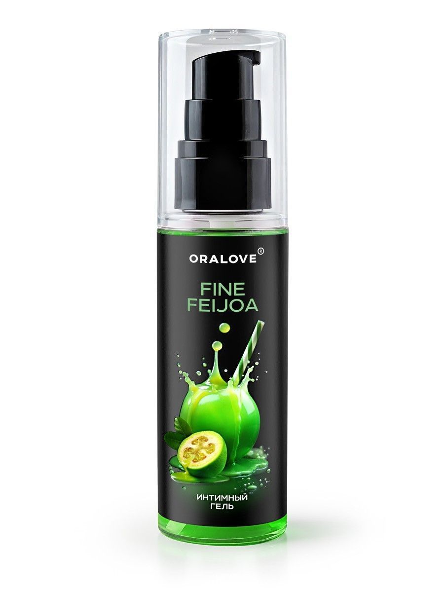 съедобная смазка на водной основе с ароматом фейхоа - 60 гр. от магазина «Зона Белья»