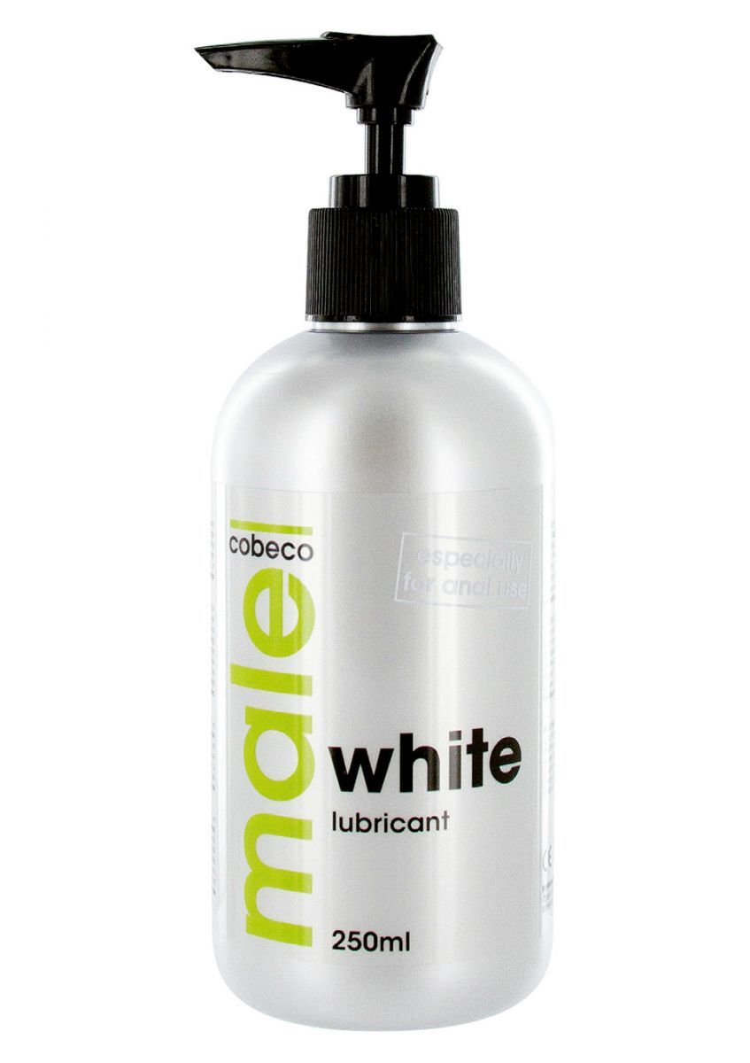 анальная смазка на водной основе male cobeco white lubricant - 250 мл. от магазина «Зона Белья»