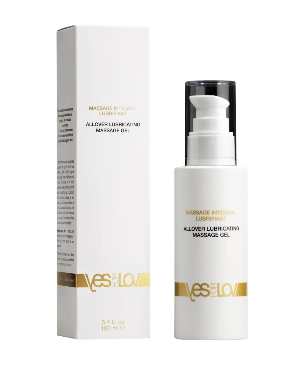 массажный гель-смазка на силиконовой основе allover lubricating massage gel - 100 мл. от магазина «Зона Белья»