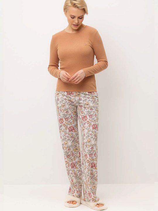 №е20173 пижама с брюками "античные цветы" от магазина «Зона Белья»