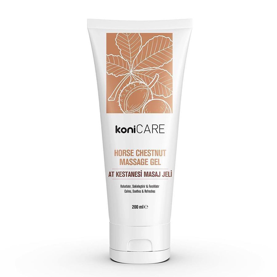 расслабляющий массажный гель konicare horse chestnut massage gel - 200 мл. от магазина «Зона Белья»