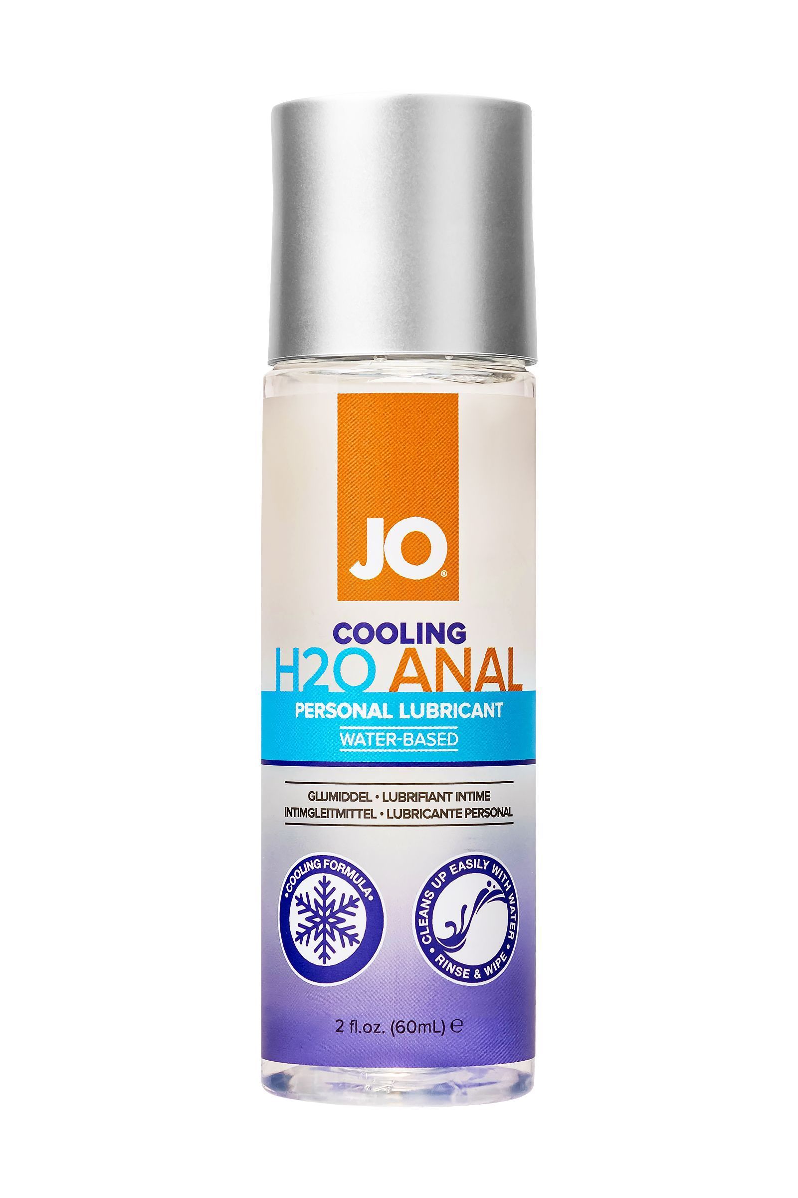анальный охлаждающий и обезболивающий лубрикант на водной основе jo anal h2o cooling - 60 мл. от магазина «Зона Белья»