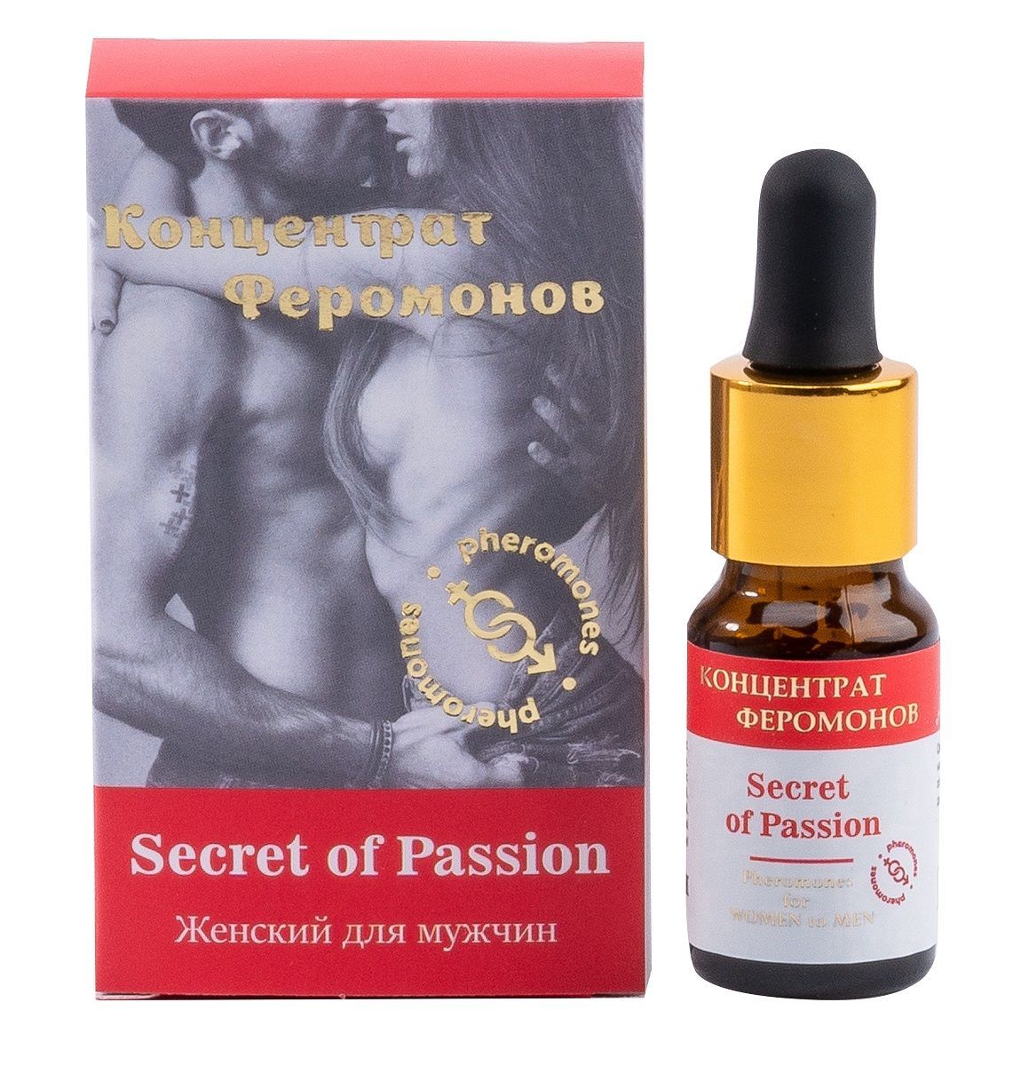 женский концентрат феромонов secret of passion - 9 мл. от магазина «Зона Белья»