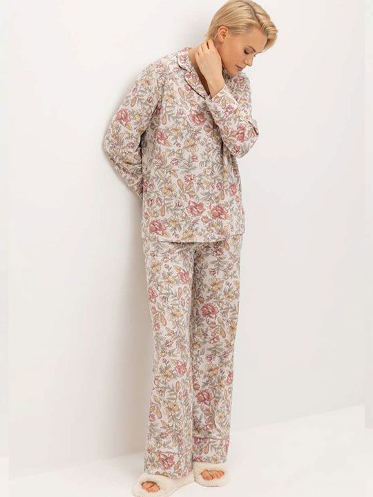 №е20171 пижама с брюками "античные цветы" от магазина «Зона Белья»