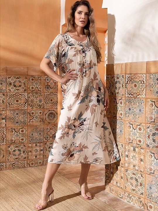 №5428 платье домашнее "ivian" виск от магазина «Зона Белья»