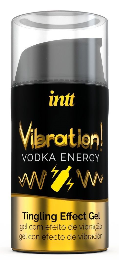 жидкий интимный гель с эффектом вибрации vibration! vodka energy - 15 мл. от магазина «Зона Белья»