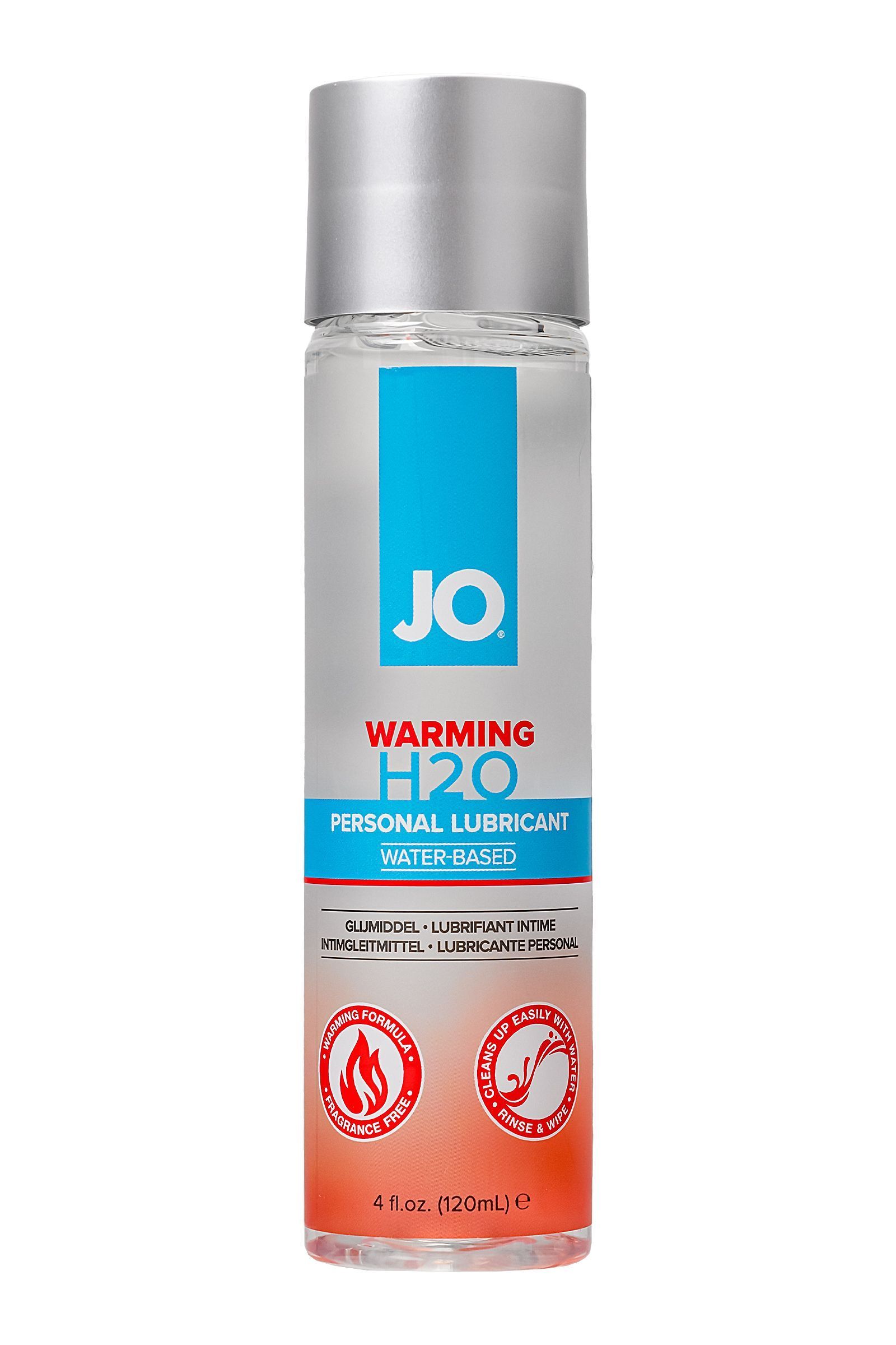 возбуждающий лубрикант на водной основе jo personal lubricant h2o warming - 120 мл. от магазина «Зона Белья»