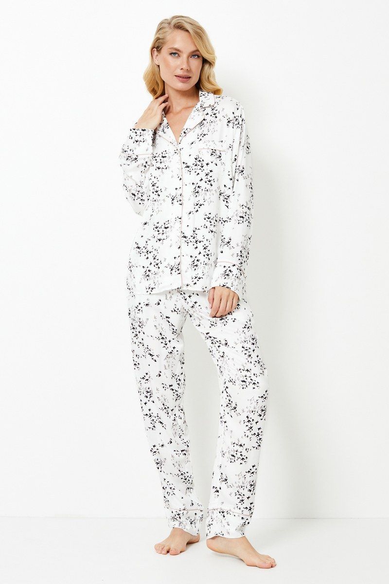 zillie пижама женская со штанами от магазина «Зона Белья»