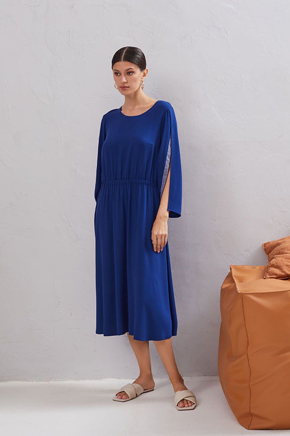 платье 61684 синий от магазина «Зона Белья»