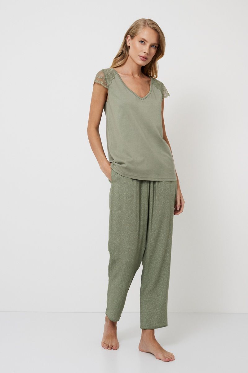 odelia пижама женская со штанами от магазина «Зона Белья»