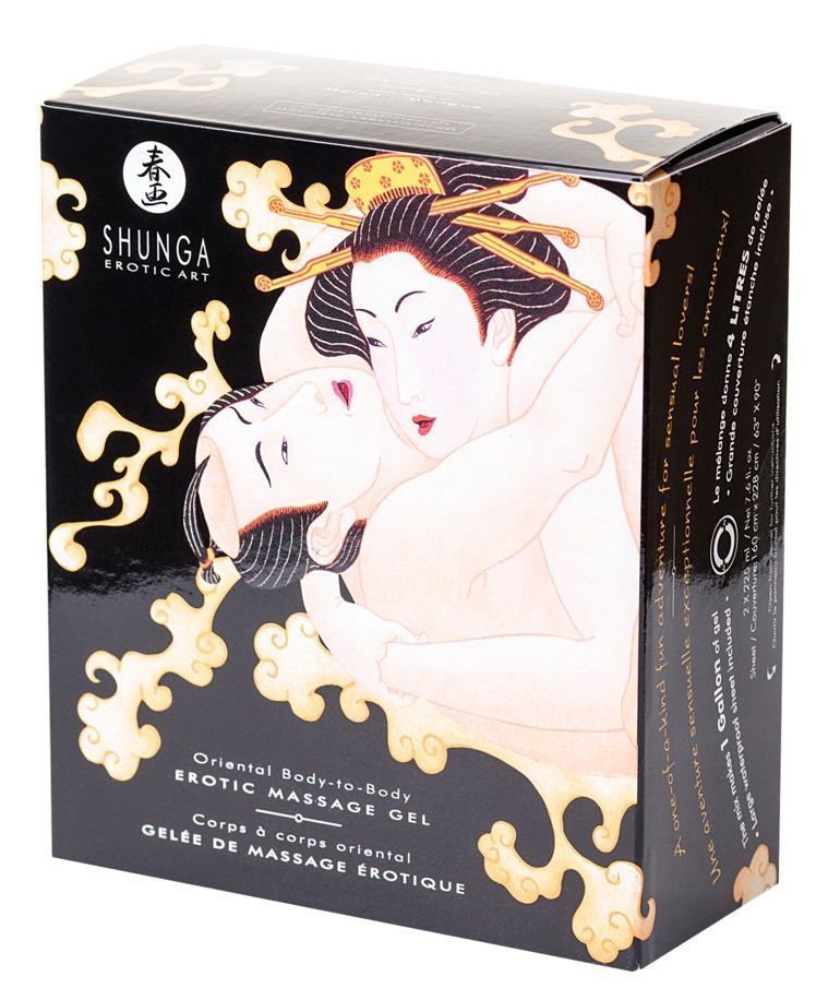 гель с ароматом дыни и манго для массажа тело об тело от магазина «Зона Белья»