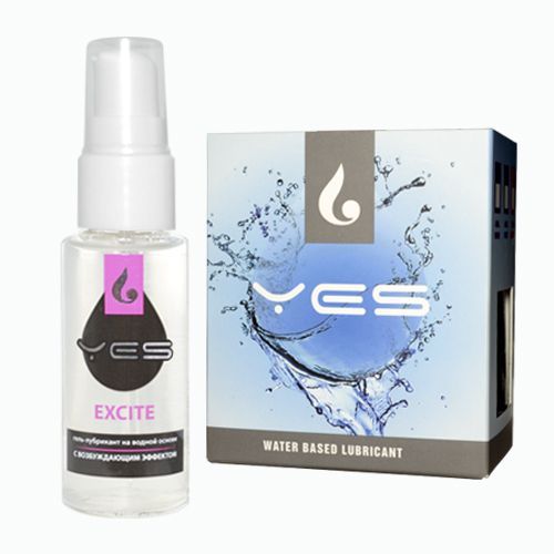 гель-лубрикант на водной основе excite с возбуждающим эффектом - 30 мл. от магазина «Зона Белья»