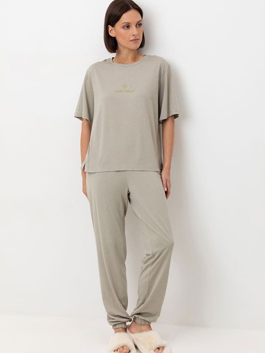 №е20151 пижама с брюками "мини цветы" от магазина «Зона Белья»