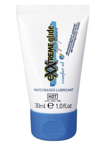 анальная гель-смазка на водной основе exxtreme glide - 30 мл. от магазина «Зона Белья»