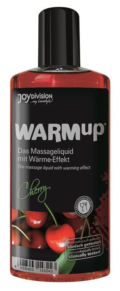 разогревающее масло warmup cherry - 150 мл. от магазина «Зона Белья»