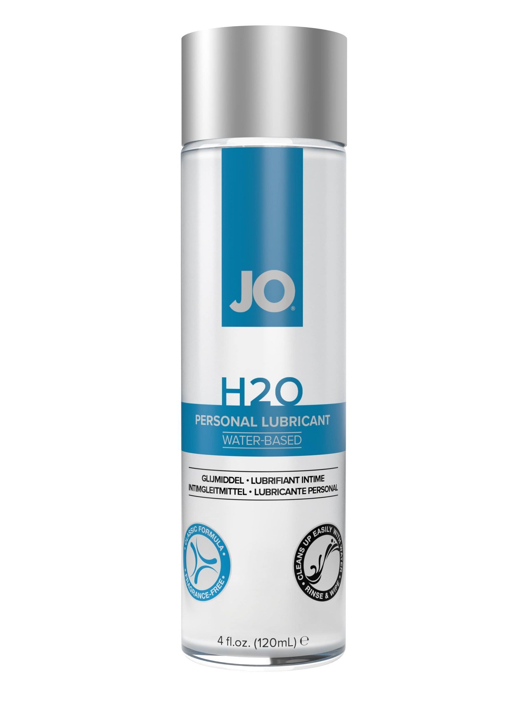нейтральный лубрикант на водной основе jo personal lubricant h2o - 120 мл. от магазина «Зона Белья»