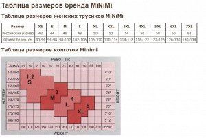 Колготки женские Estivo 8 MiNiMi