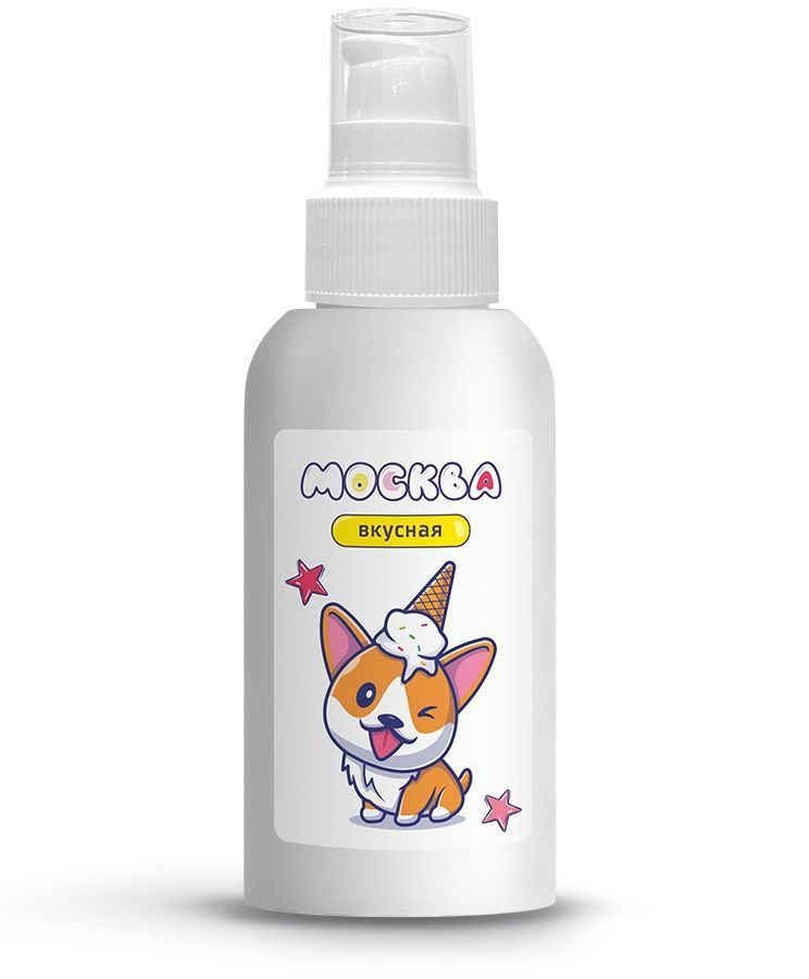 универсальная смазка с ароматом пломбира "москва вкусная" - 100 мл. от магазина «Зона Белья»