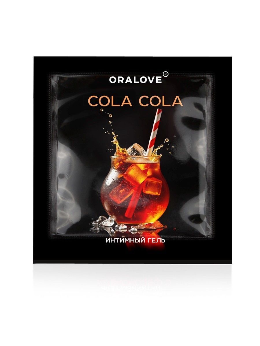 саше съедобной оральной смазки oralove с ароматом колы - 3 гр. от магазина «Зона Белья»
