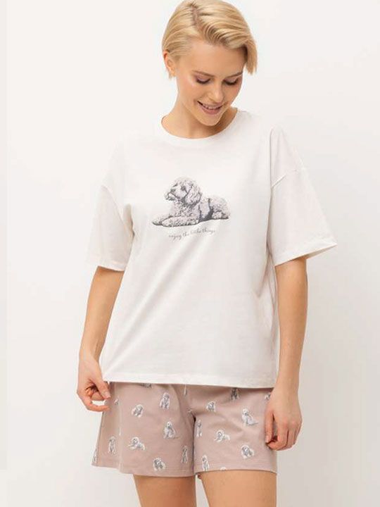 №е20195 пижама с шортами "пудель" от магазина «Зона Белья»
