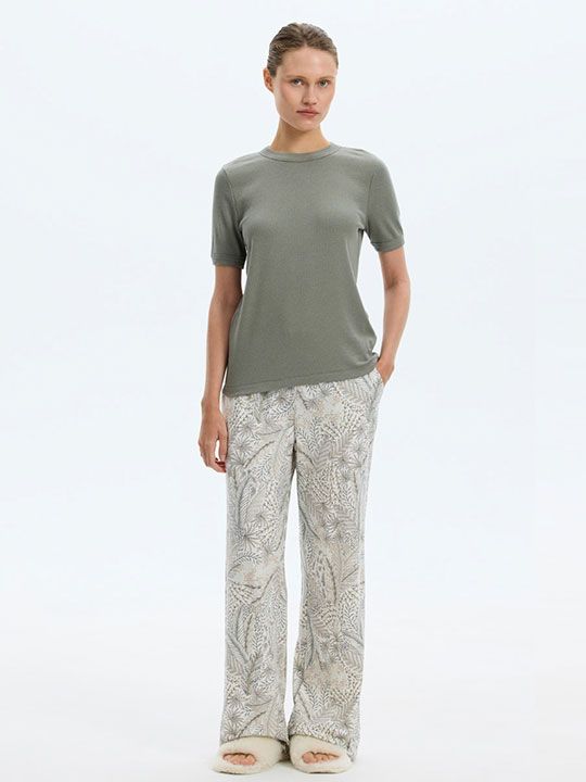 №е20212 пижама с брюками "роскошный сад" от магазина «Зона Белья»