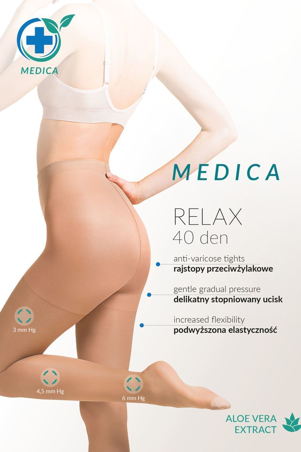 Колготки 111 Medica Relax 40 den Neutro