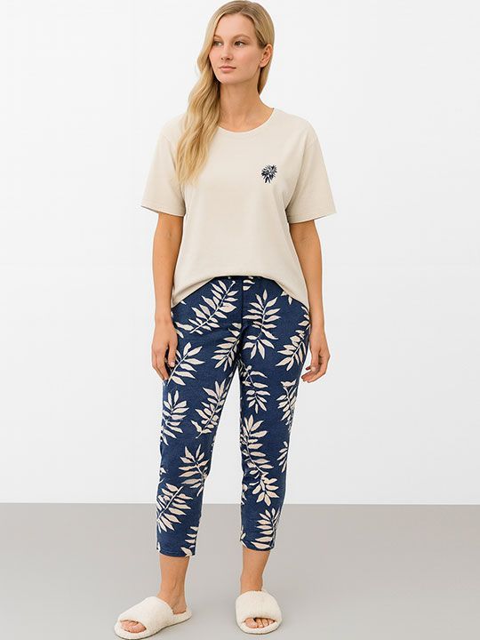 №е20230 пижама с брюками "пальма" от магазина «Зона Белья»