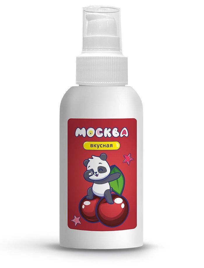 универсальная смазка с ароматом вишни "москва вкусная" - 100 мл. от магазина «Зона Белья»