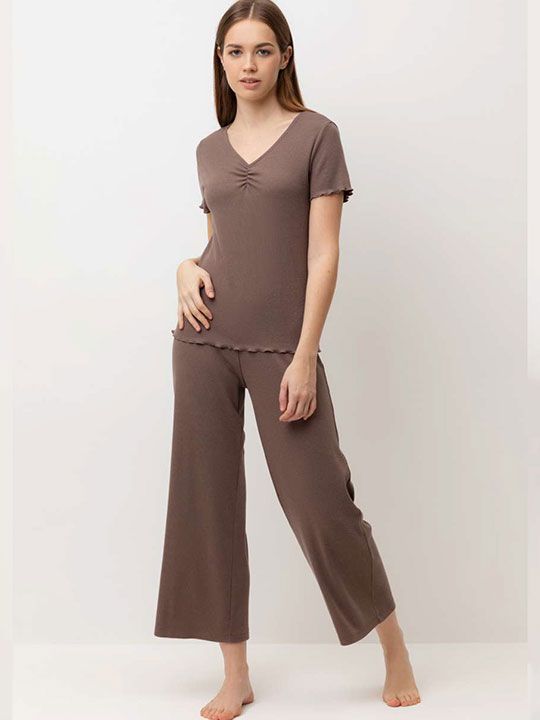 №е20194 пижама с брюками "яркая осень" от магазина «Зона Белья»