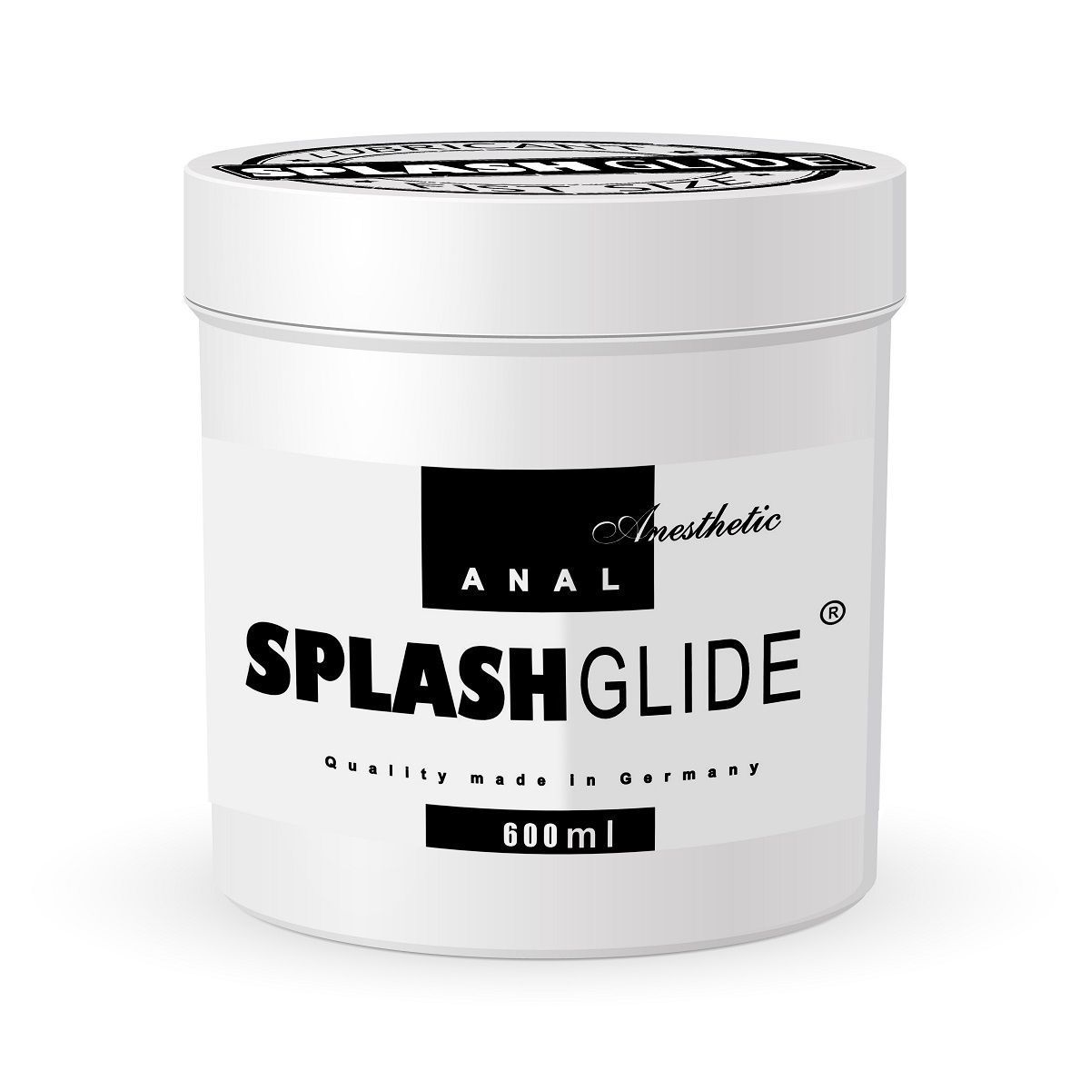 анальный лубрикант на водной основе splashglide anal anesthetic - 600 мл. от магазина «Зона Белья»