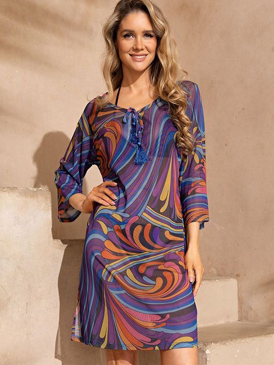 №2294 Платье пляжное "Costa Rica"