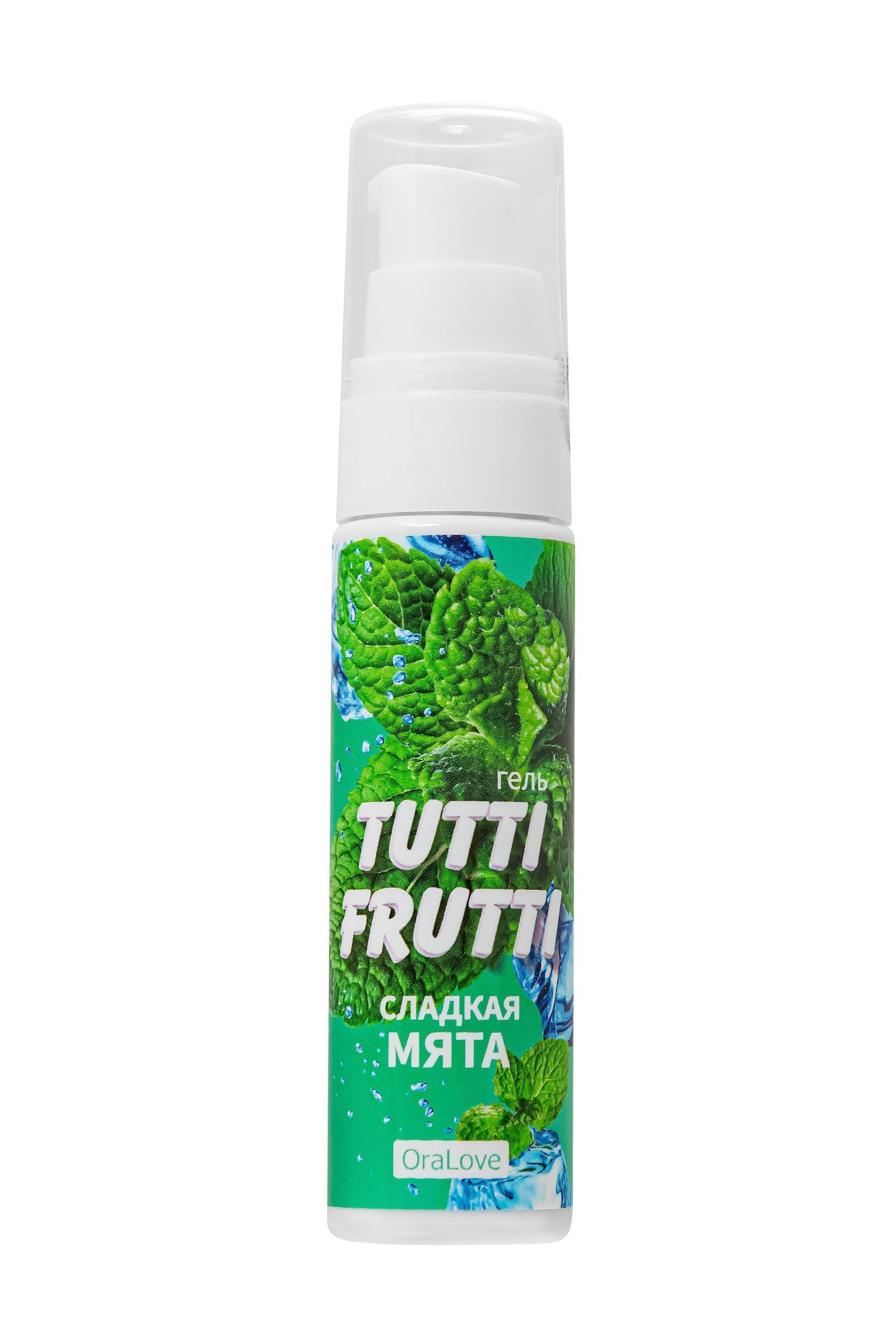 гель-смазка tutti-frutti со вкусом сладкой мяты - 30 гр. от магазина «Зона Белья»