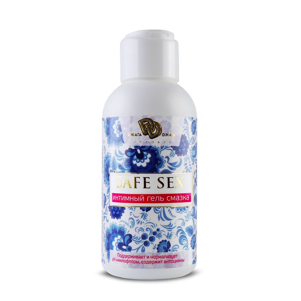 интимный гель-смазка на водной основе save sex - 100 мл. от магазина «Зона Белья»