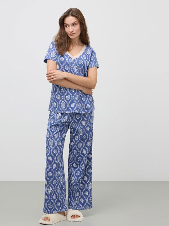 №е20086 пижама с брюками "ракушки" от магазина «Зона Белья»