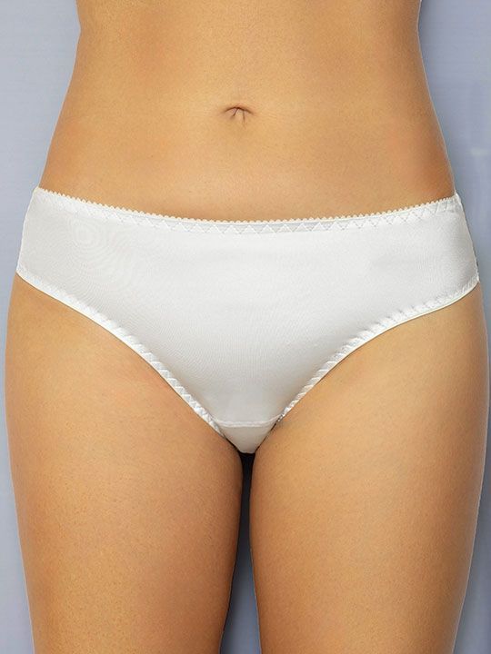 Трусы 408 Elegant Белый Albina_L слип