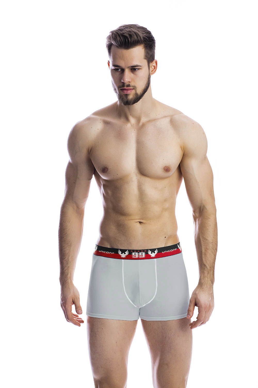 мужские трусы bb12 серый от магазина «Зона Белья»