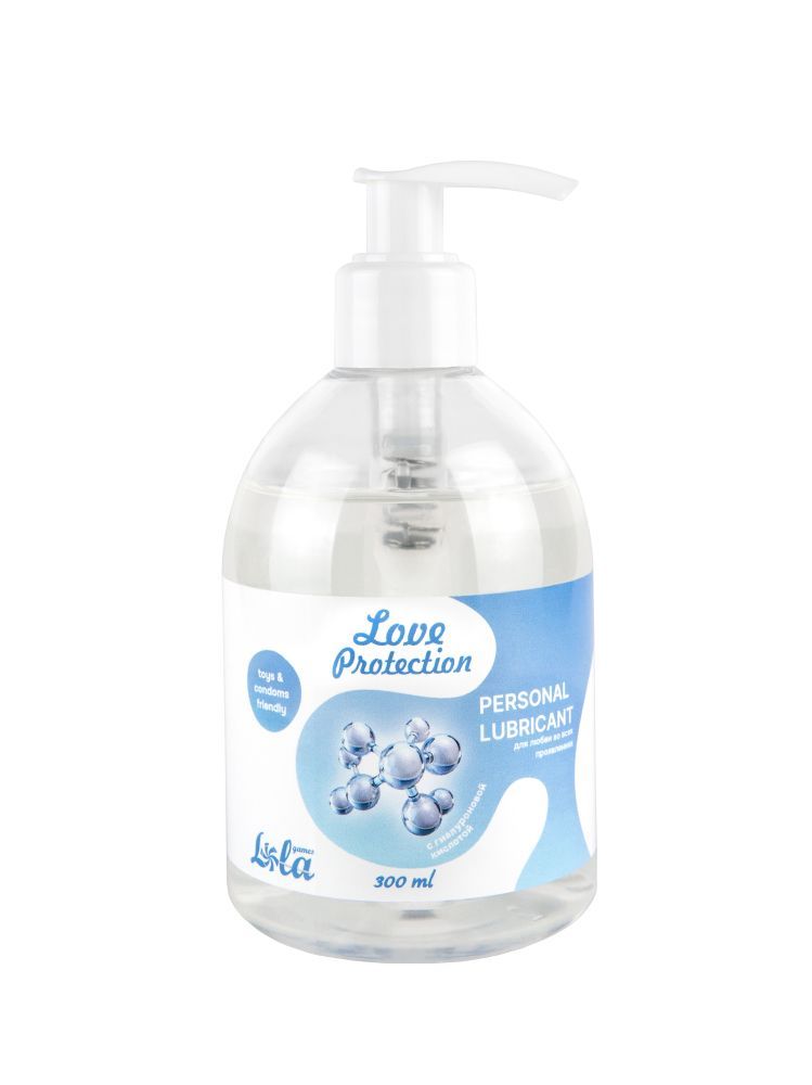 увлажняющий лубрикант на водной основе love protection - 300 мл. от магазина «Зона Белья»