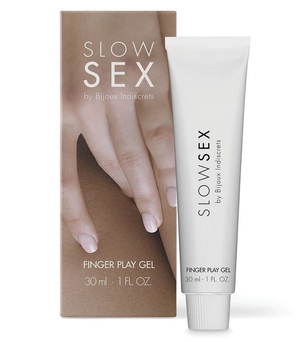 гель для мастурбации с ароматом кокоса slow sex finger play gel - 30 мл. от магазина «Зона Белья»