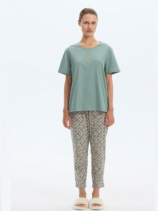 №е20240 пижама с брюками "мозаика" от магазина «Зона Белья»