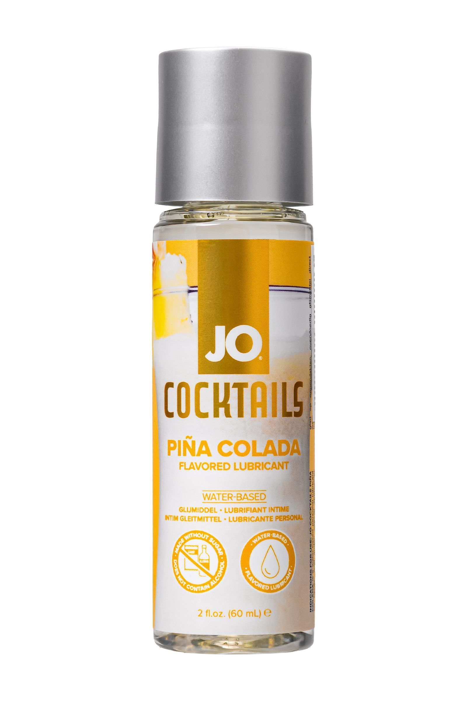 вкусовой лубрикант на водной основе jo cocktails pina colada - 60 мл. от магазина «Зона Белья»