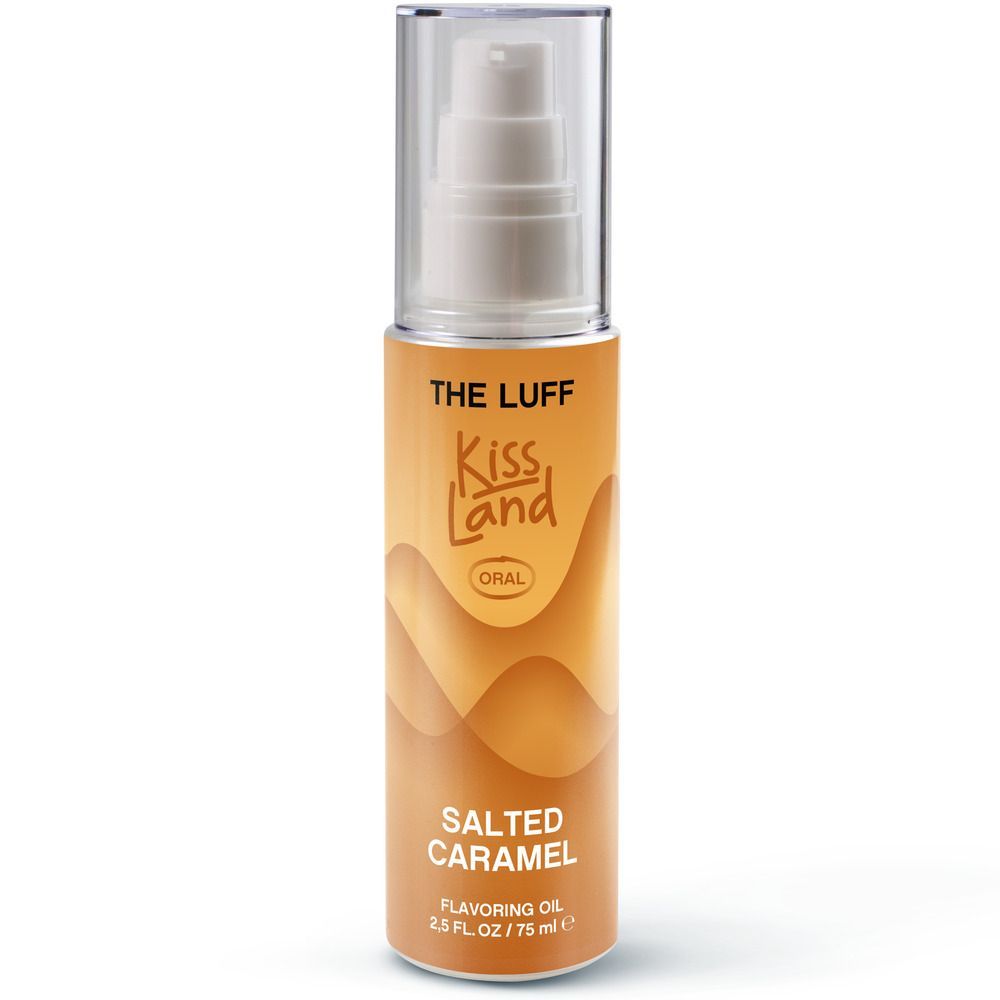 съедобное массажное масло kiss land salted caramel - 75 мл. от магазина «Зона Белья»