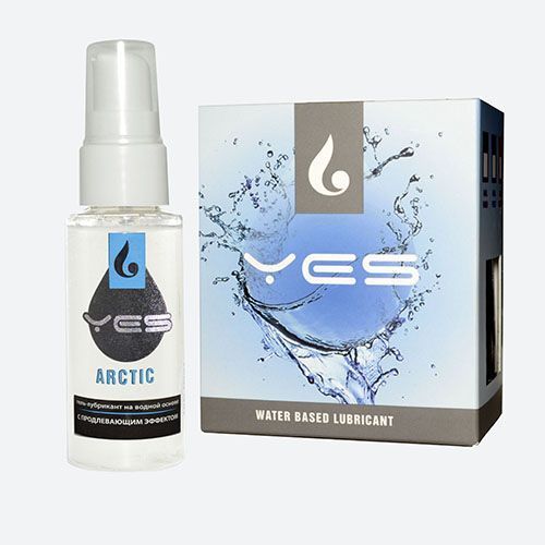 интимный гель-лубрикант yes arctic с продлевающим эффектом - 30 мл. от магазина «Зона Белья»