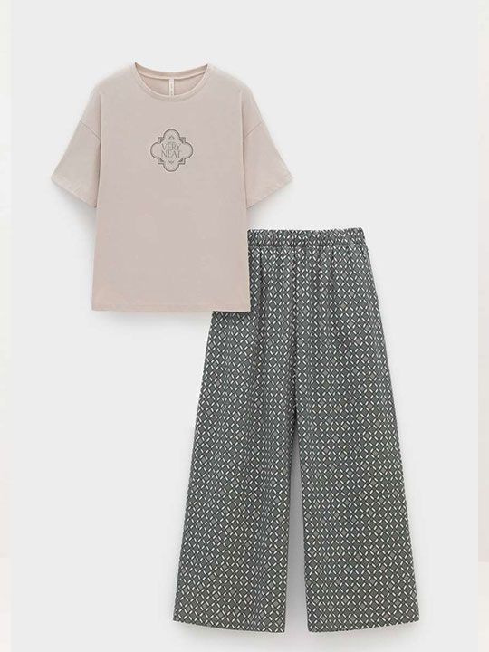 №е20196 пижама с брюками "зимний вечер" от магазина «Зона Белья»