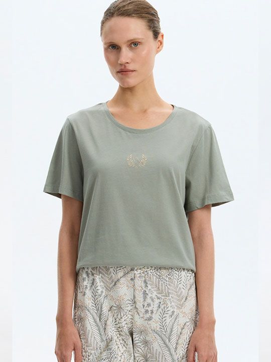 №е20217 пижама с брюками "роскошный сад" от магазина «Зона Белья»