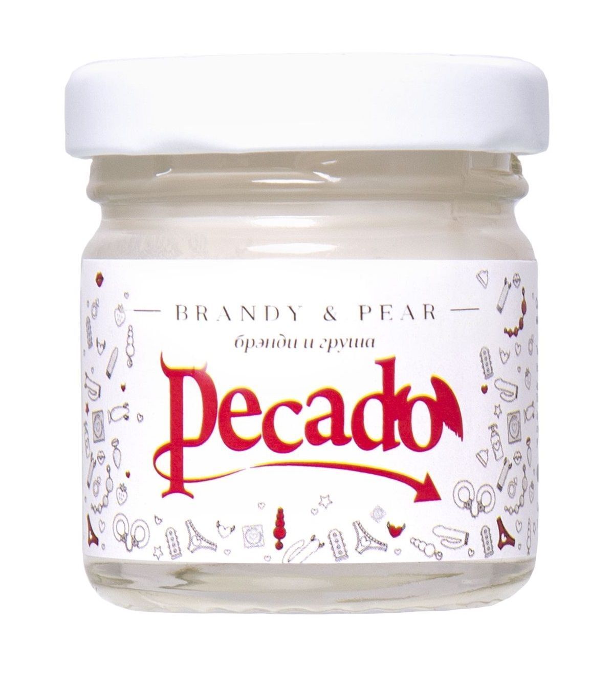 массажная свеча brandy & pear - 35 мл. от магазина «Зона Белья»